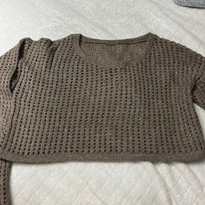 Size small crop sweater